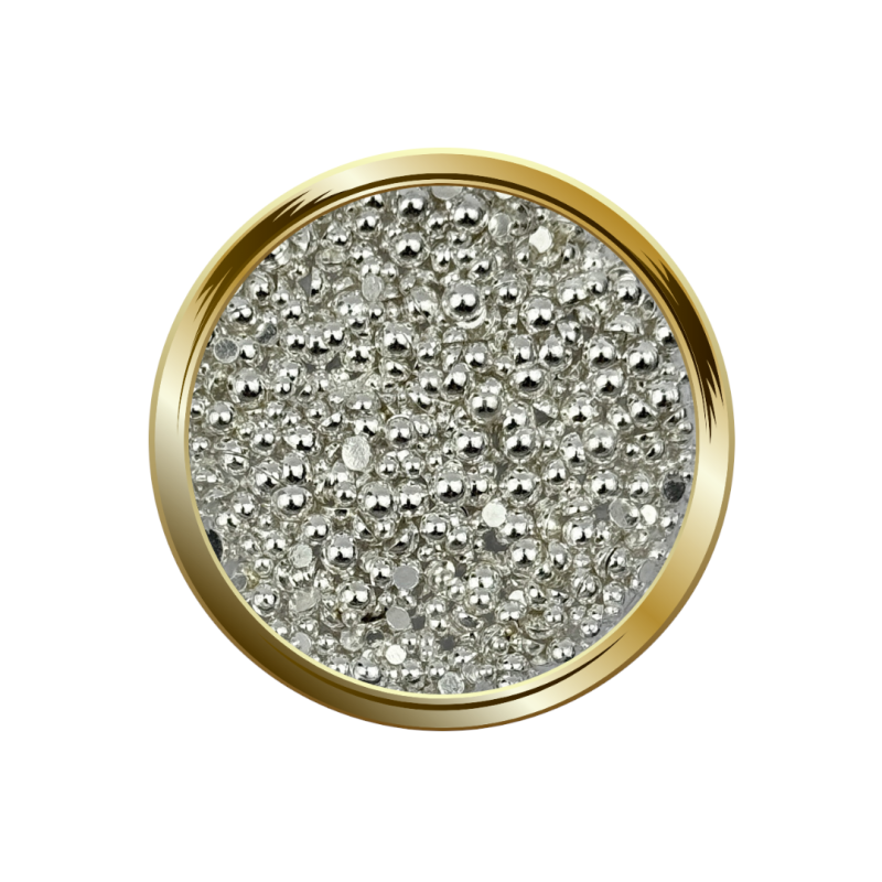 Strass metallic Silver