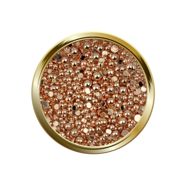 Strass metallic Gold