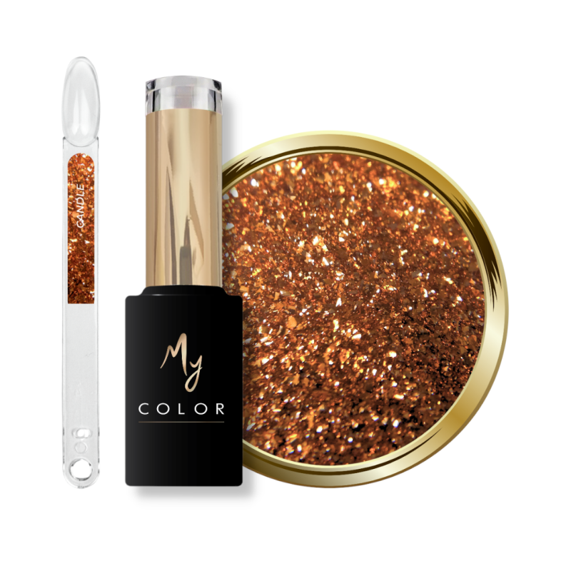 Tips, flacon et pastille du My Color Candle