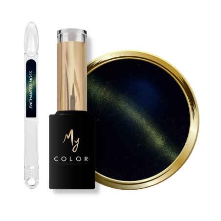 My Color Enchanted Moss tips, flacon et pastille avec effet