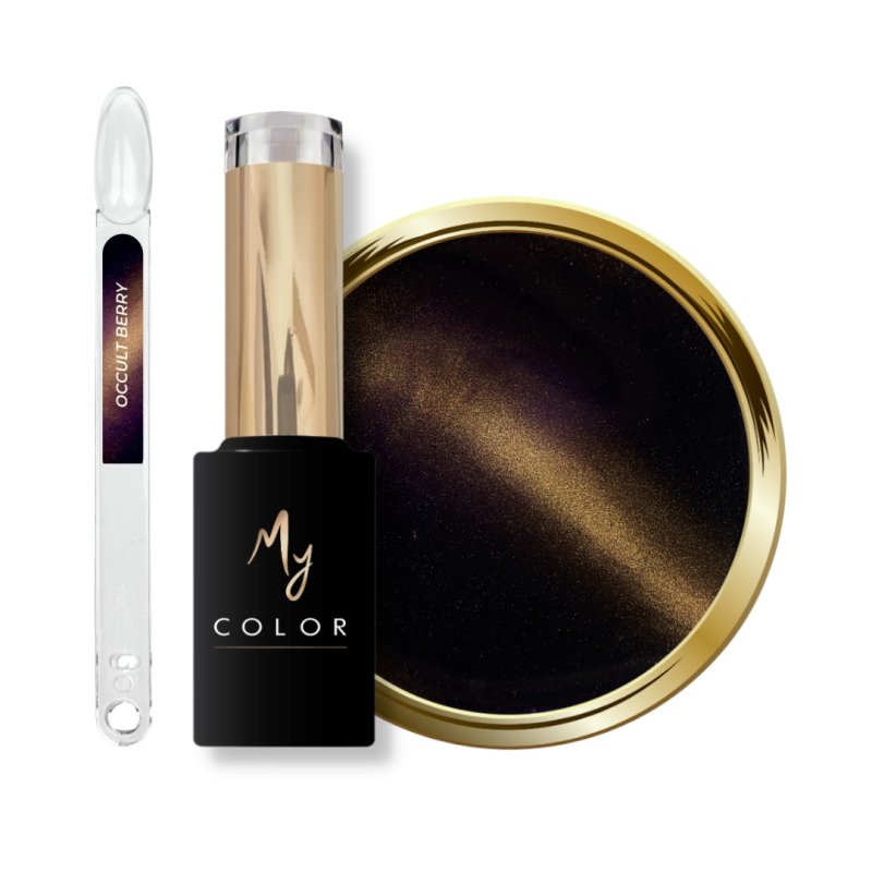 My Color Cat Eyes Occult Berry avec flacon, pastille et tips avec effet