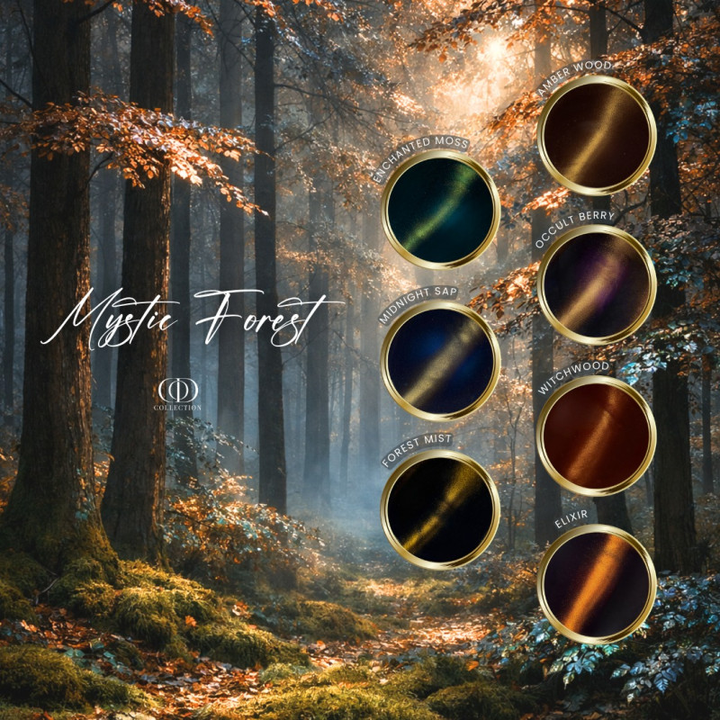 Box Mystic Forest & Nuancier natural +Tips - Vernis Semi Permanent - COD