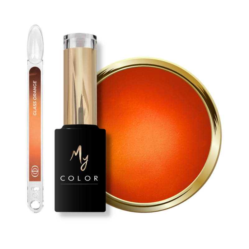Tips, flacon et pastille du My Color Glass Orange