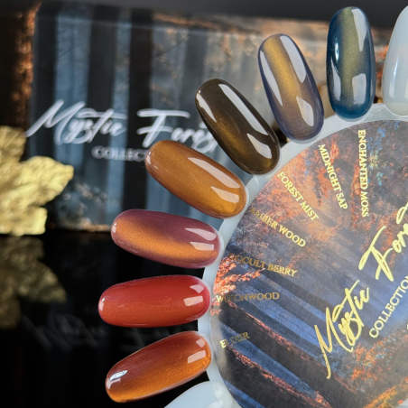 Nuancier de la collection Mystic Forest