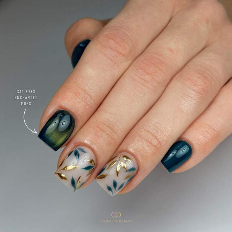 Pose carrée avec le My Color Enchanted Moss