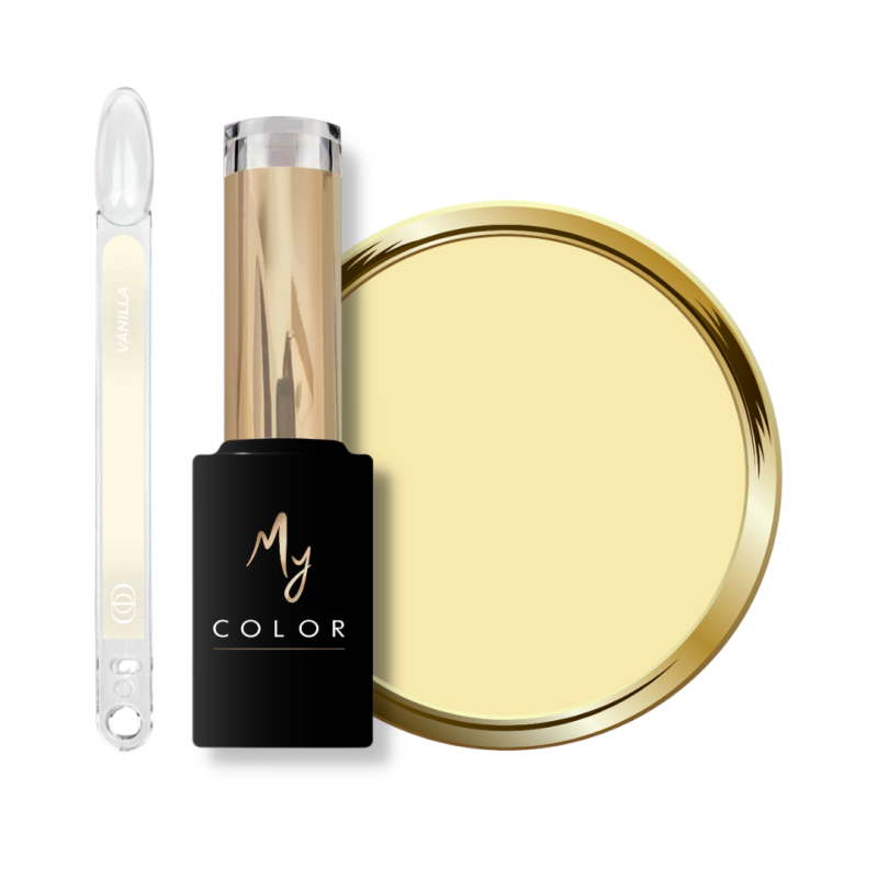 Tips, flacon et pastille du My Color Vanilla