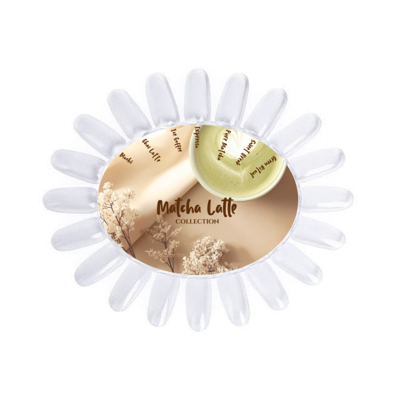 Photo du nuancier clear pour la Matcha Latte collection