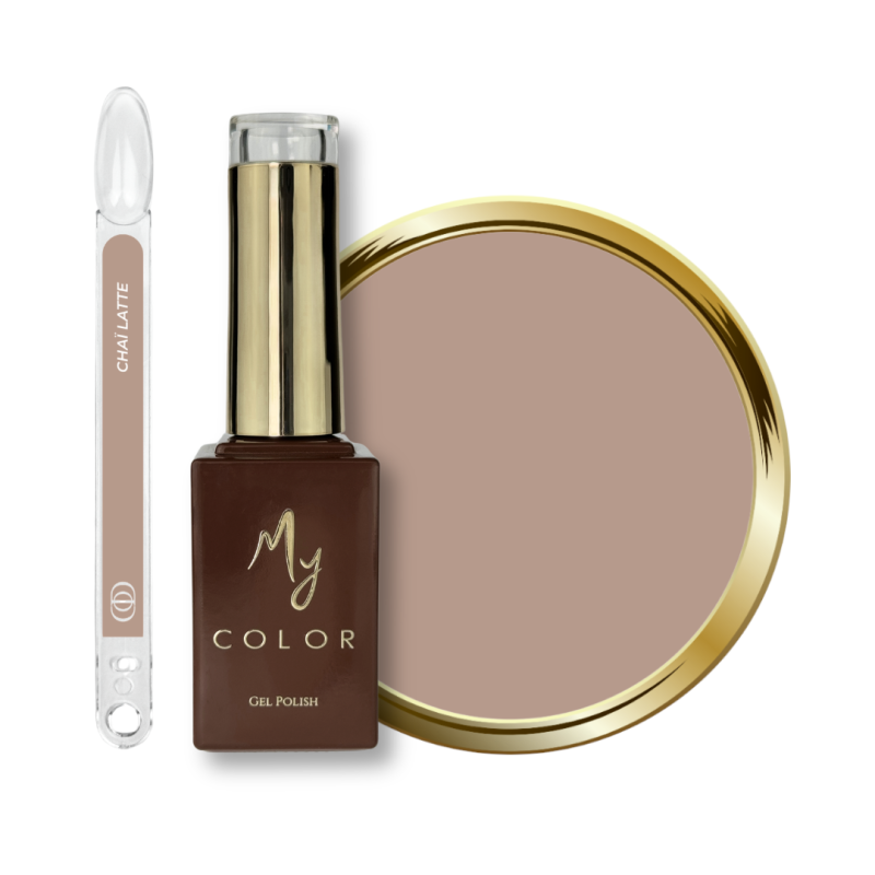 My Color Chaï Latte avec tips, flacon et pastille