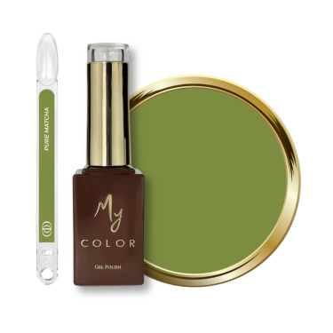 My Color Pure Matcha avec tips, flacon et pastille