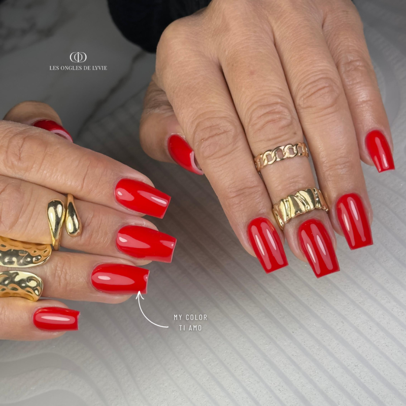 Pose carrée avec le My Color Ti Amo