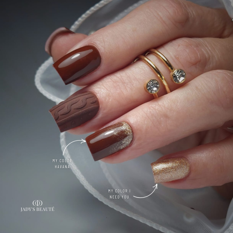 Pose d'ongles carrée avec le My Color I Need You