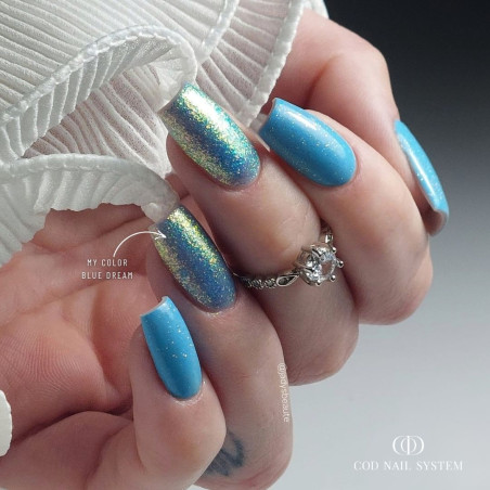 Square fait avec le My color Blue Dream