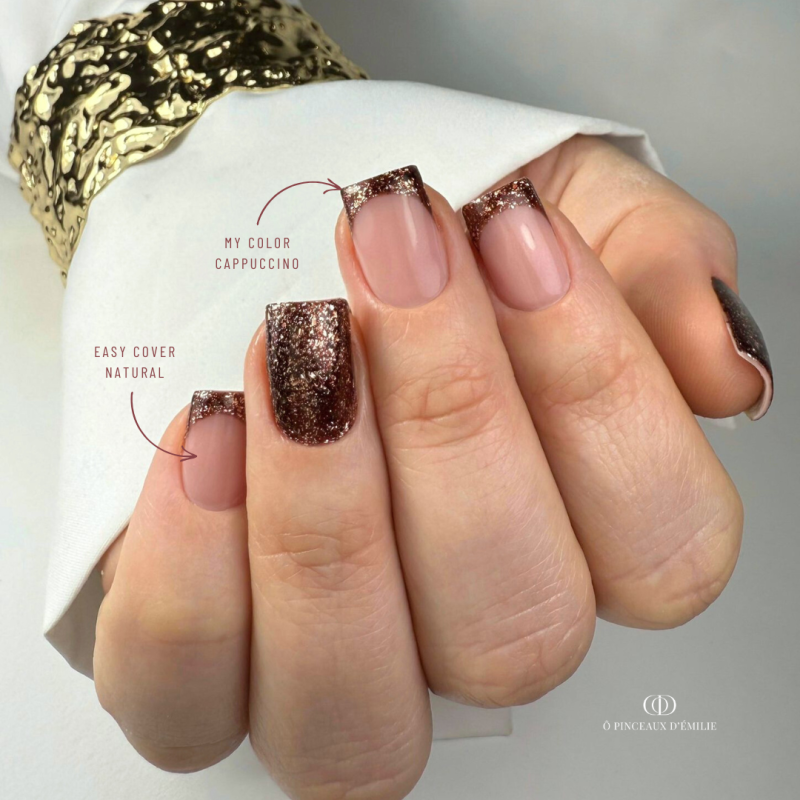 Pose carrée avec le My Color Cappuccino