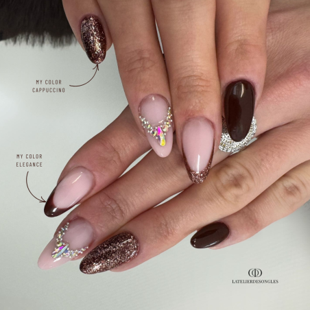 Pose en amandes avec le My Color Cappuccino