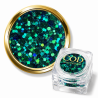 paillette mix vert irisé bleu