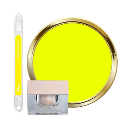Pot, tips et pastille Art Line néon lemon
