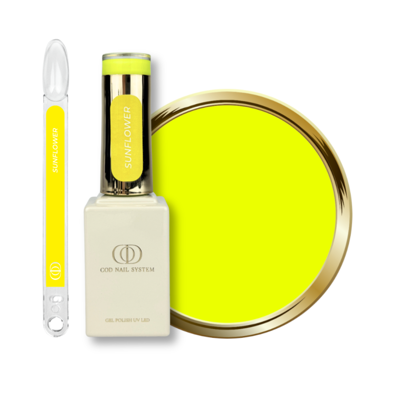 Flacon, tips et pastille du My Color Sunflower