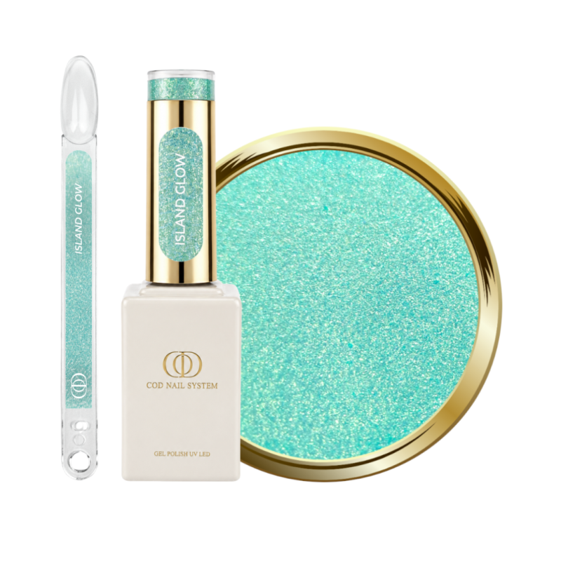 Flacon, tips et pastille du VSP Island Glow