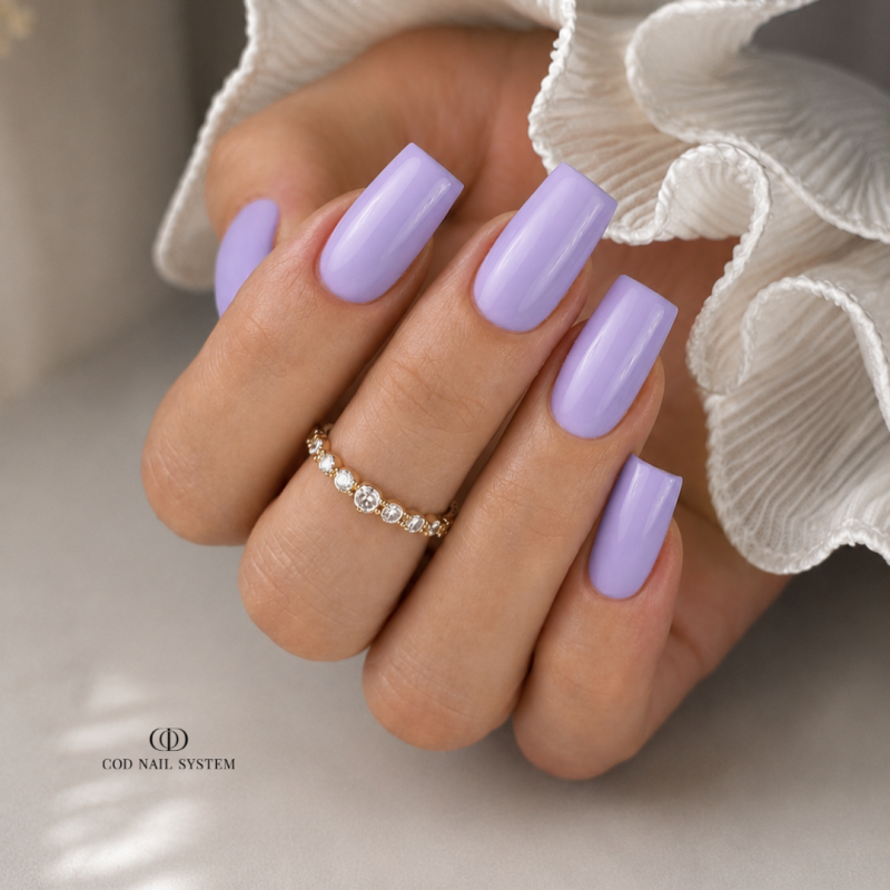 Pose carrée avec le VSP All Of Me violet pastel