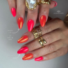 Pose en amandes avec le vernis semi permanent Summer Love