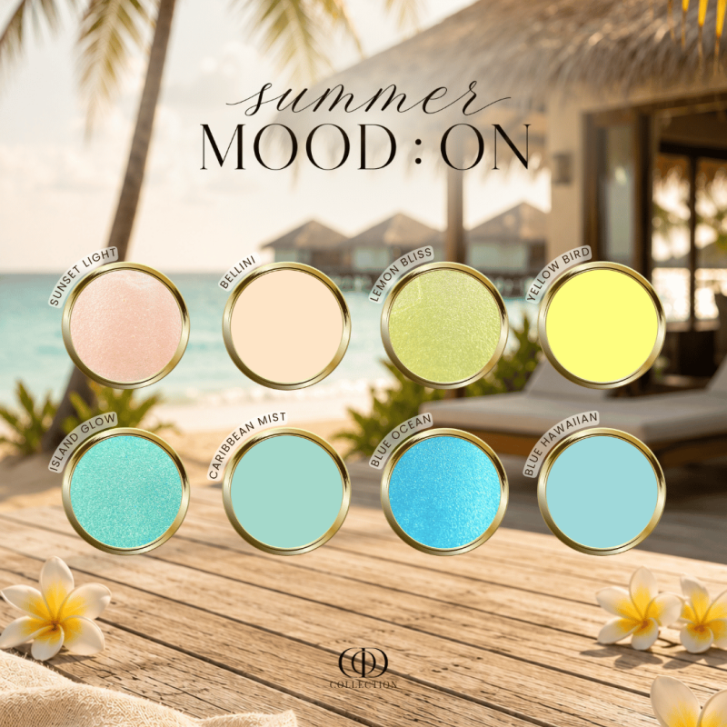 Couleurs des vernis semi permanent de la collection Summer Mood : ON