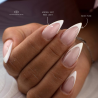 Pose d'ongles en Acrygel Soft Rose Light avec french