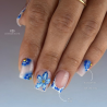 Pose d'ongles carrée avec le Blossom Gel