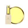 Flacon et pastille du vernis semi permanent Sunlight, jaune pastel