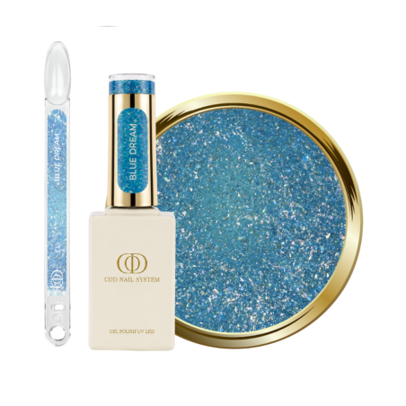 Tips, flacon et pastille du My Color Blue Dream