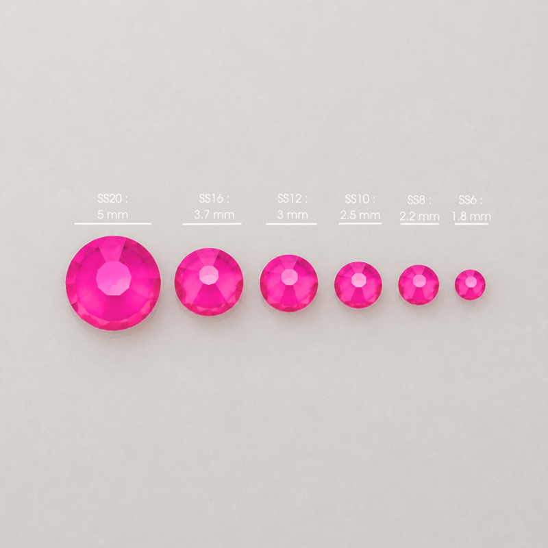 Strass Néon Fuchsia - SS10
