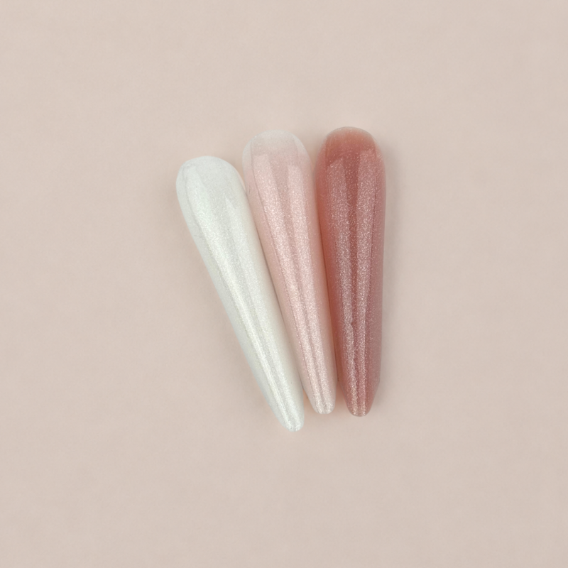 Présentation de la Supreme Gloss Pearl Silver sur différentes couleurs