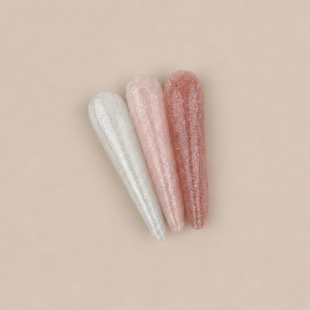Présentation de la finition Supreme Gloss Galaxy sur différentes couleurs