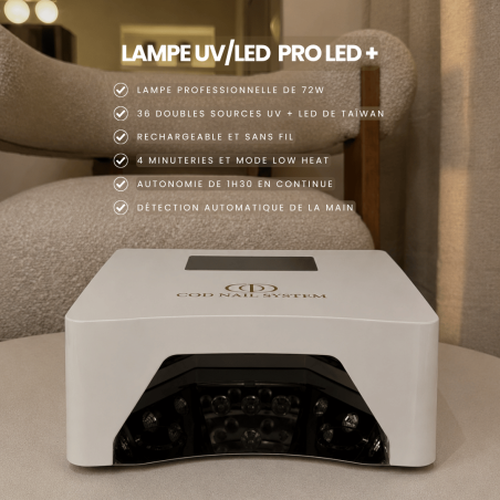 Lampe UV/LED Pro LED+ avantages