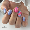 Pose d'ongles ovale avec le vernis semi permanent Ever After