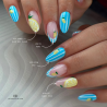 Pose d'ongles en amandes avec le vernis semi permanent Open Sky