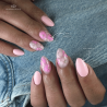 Pose d'ongles avec le vernis semi permanent Camelia et Hibiscus