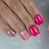Pose carrée avec le VSP Cat  Eye Pink Amethyst rose réflective
