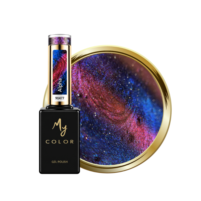Pastille et flacon du My Color Cat Eye Alpha avec effet