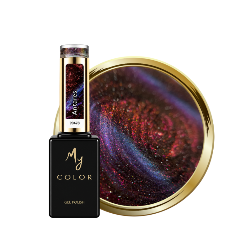 Pastille et flacon du My Color Cat Eye Antares avec effet