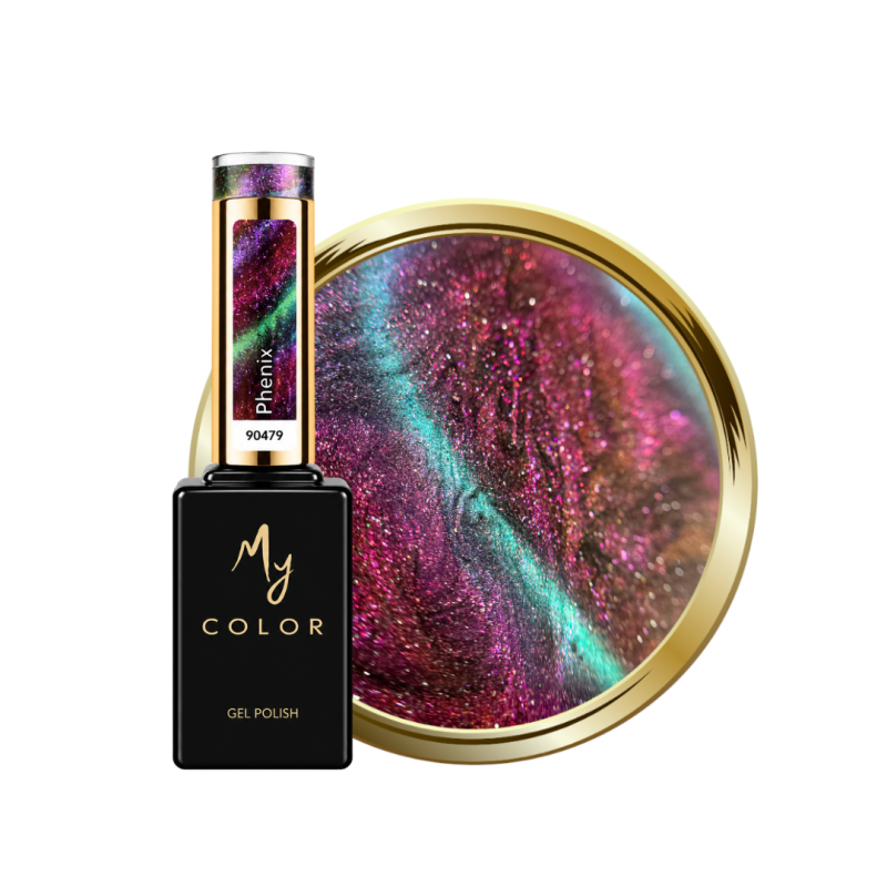 Pastille et flacon du My Color Cat Eye Phenix avec effet