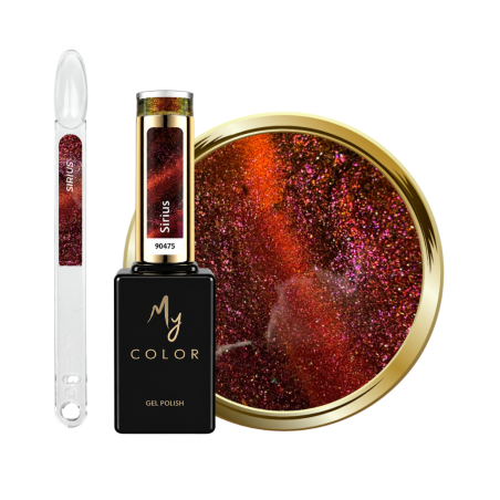 Tips, flacon et pastille du My Color Cat Eye Sirius