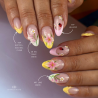Pose en amandes avec le vernis semi permanent Lollipop, rose parme pastel
