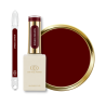 Flacon, tips et pastille du vernis semi permanent Speed Demon, bordeaux