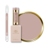 Flacon, tips et pastille du vernis semi permanent Natural, nude beige violine