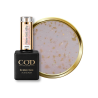 Flacon et pastille de la Rubber Base Flakes Rosewood, vieux rose laiteux flakes