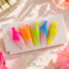 Capsules d'ongles avec la Rubber Base Candy Rose, rose pastel