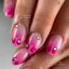 Gainage avec la Rubber Base Ultra Pink, rose intense