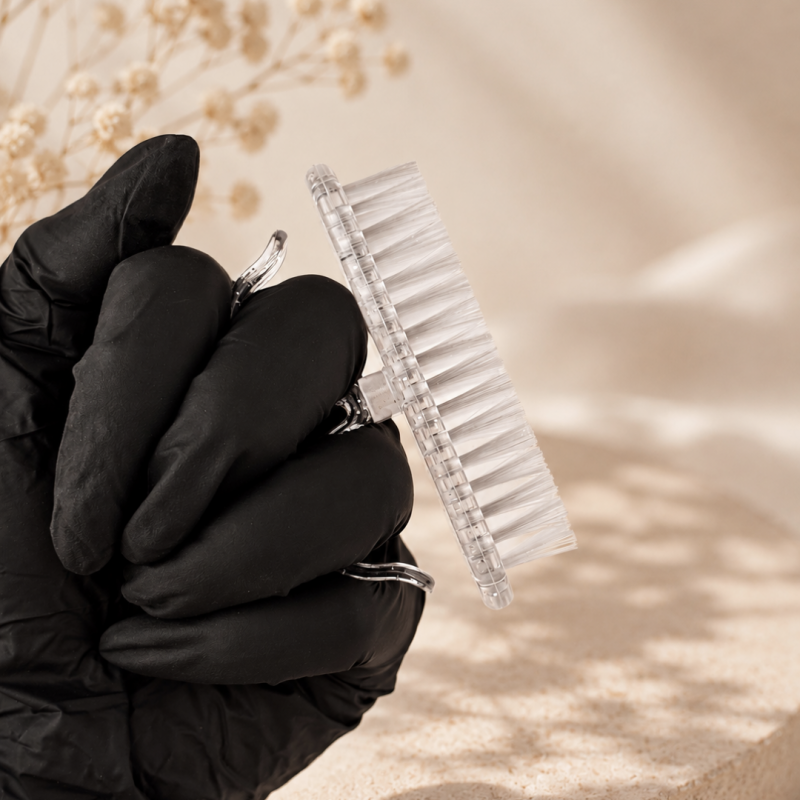 Clean brush brosse dépoussiérante ongles ergonomique