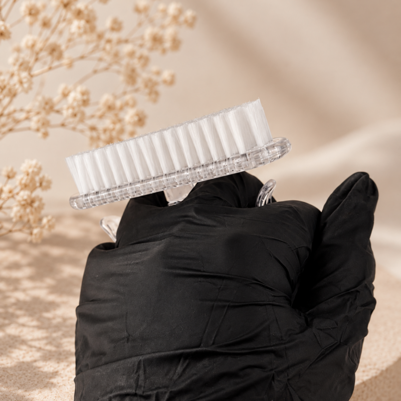 Clean brush brosse dépoussiérante ongles ergonomique