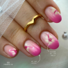 Pose d'ongles ovale avec le Blossom Gel